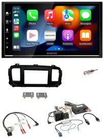 Kenwood DAB USB Bluetooth 2DIN Lenkrad Autoradio für Citroen Jumpy Spacetourer P