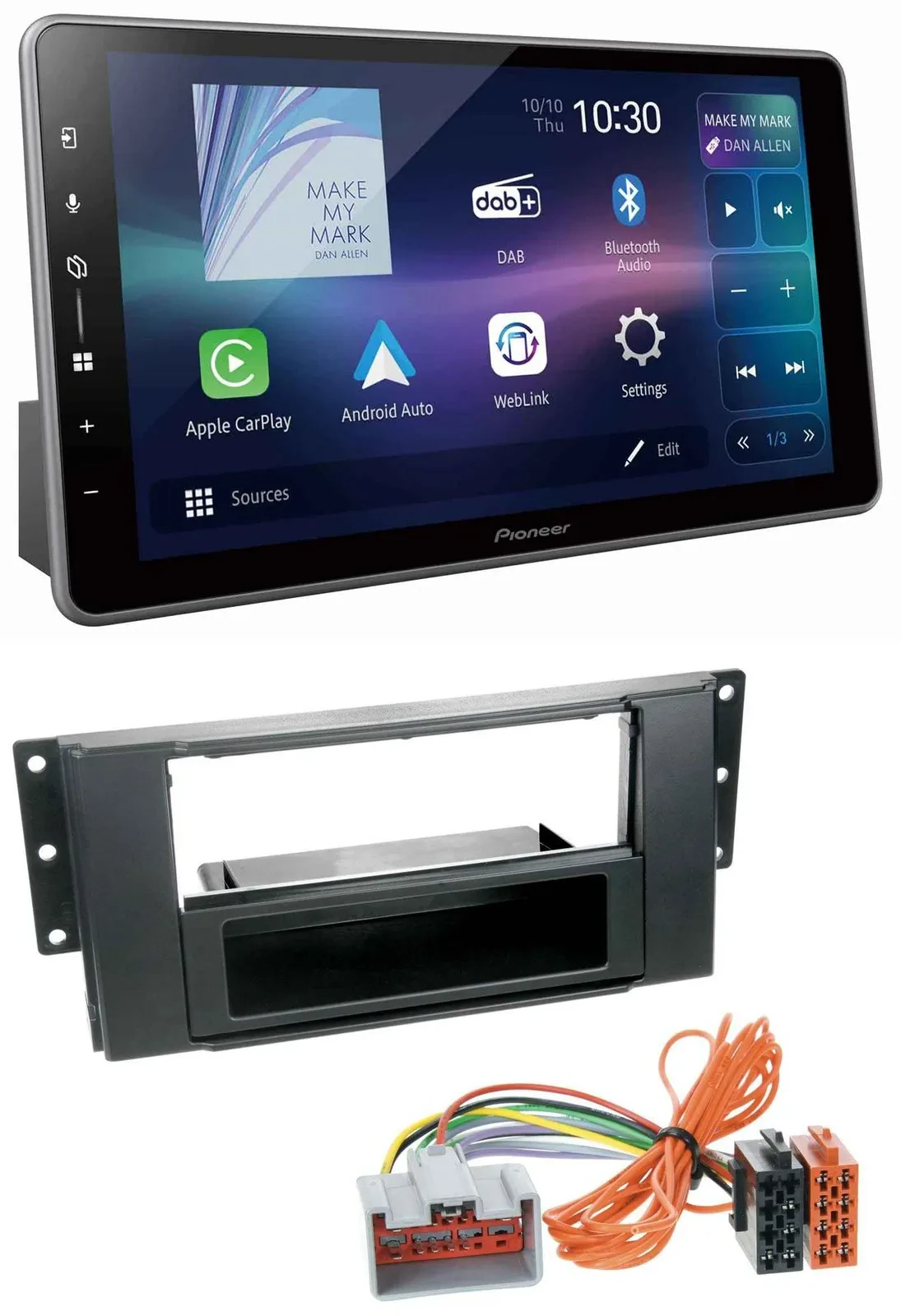 Автомагнитола для Land Rover Freelander (2011–2012) Pioneer Bluetooth, USB, DAB, MP3