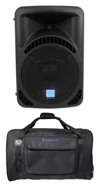 Rockville RPG12BT 12" Wireless Link Bluetooth 800 Watt DJ PA Speaker+Carry Bag