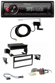 Pioneer 1DIN MP3 DAB USB AUX Autoradio für Nissan Tiida Versa C11 2007-2011