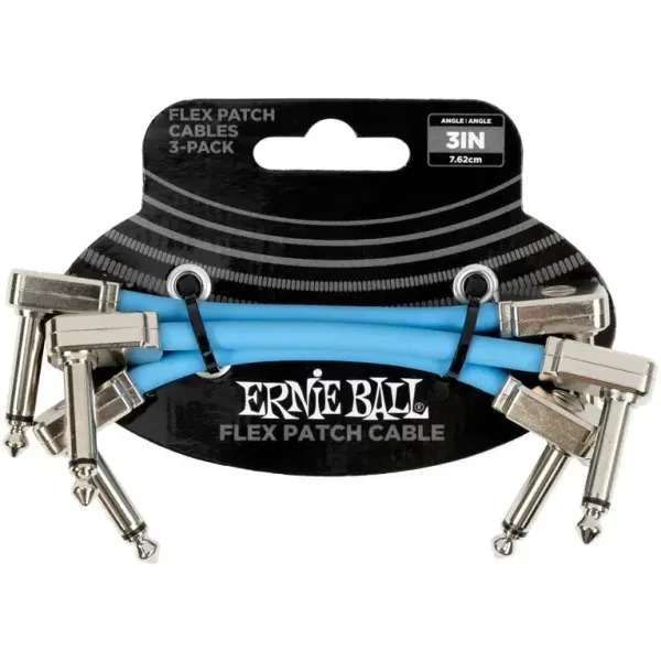 Патч-кабель инструментальный Ernie Ball 6459 Flex Cables 7.62 см (3 штуки)