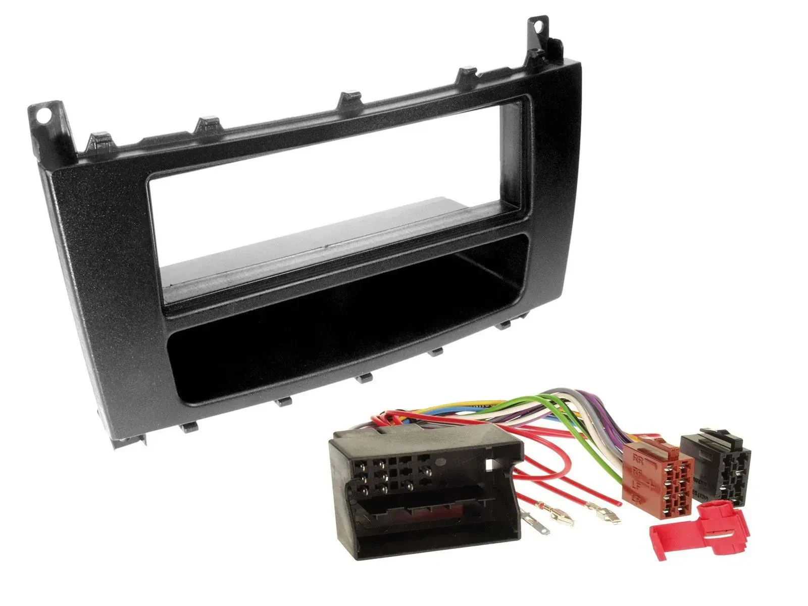 Einbauset DIN Autoradio für Mercedes CLK W209 C-Klasse W203