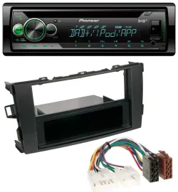 Pioneer USB MP3 DAB AUX CD Autoradio für Toyota Auris (ab 2007)