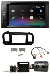 Pioneer Bluetooth Lenkrad USB 2DIN DAB DVD Autoradio für Toyota Proace Citroen J