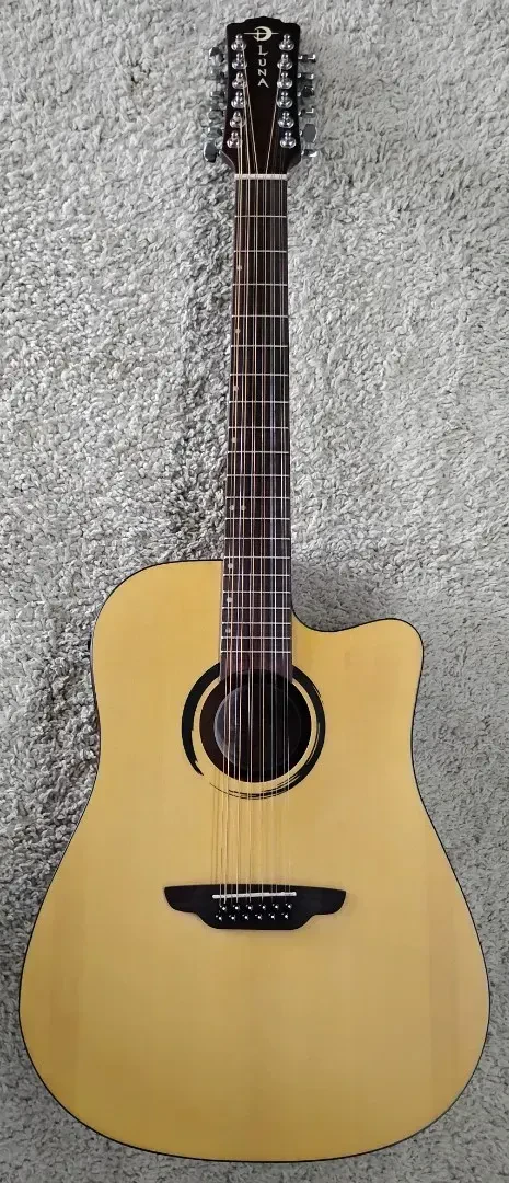 Электроакустическая гитара Luna Guitars WABIDC12 Wabi Sabi Dreadnought Natural