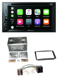Pioneer MP3 USB DVD Bluetooth DAB 2DIN Autoradio für Kia Ceed 01-09 proCeed 08-1