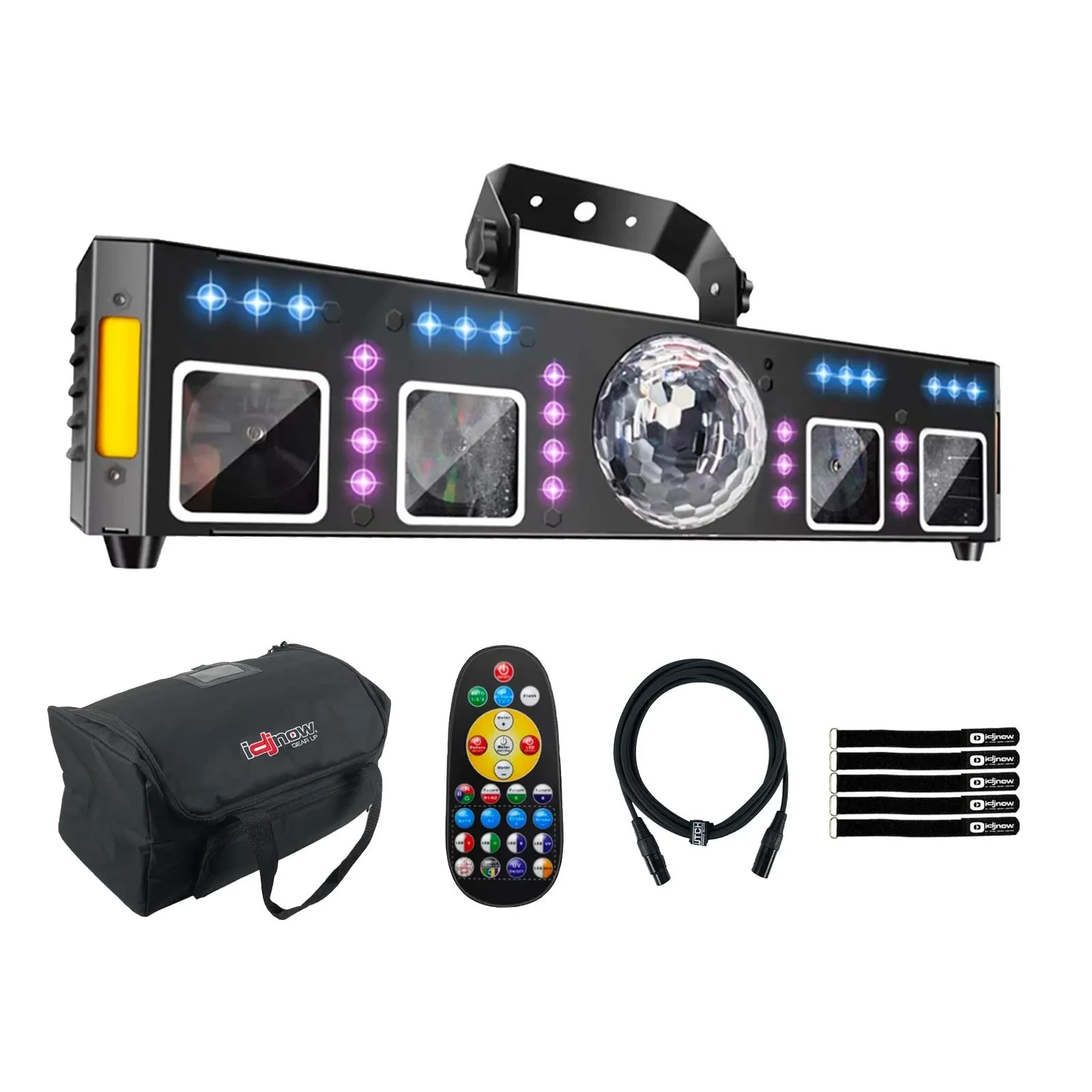 BEAM-JAM 65W RGB LED DMX Motion Light Bar DJ Stage Effect Fixture w Bag