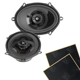 Memphis PRX57 5x7" Power Reference Coaxial Car Speakers + Damping