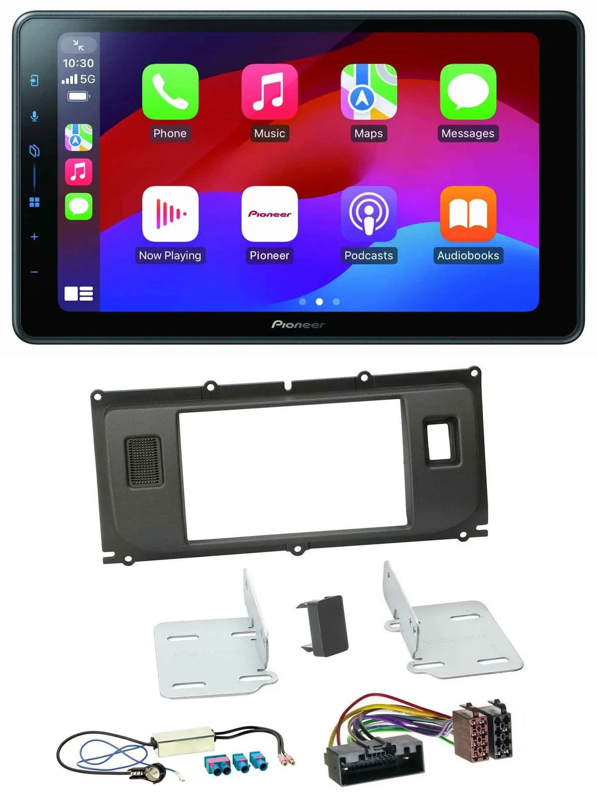 Pioneer Bluetooth 2DIN USB MP3 DAB Autoradio für Land Rover Evoque Blindstopfen