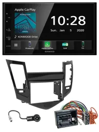 Автомагнитола для Chevrolet Cruze (с 2009) Kenwood 2-DIN Bluetooth DAB USB MP3