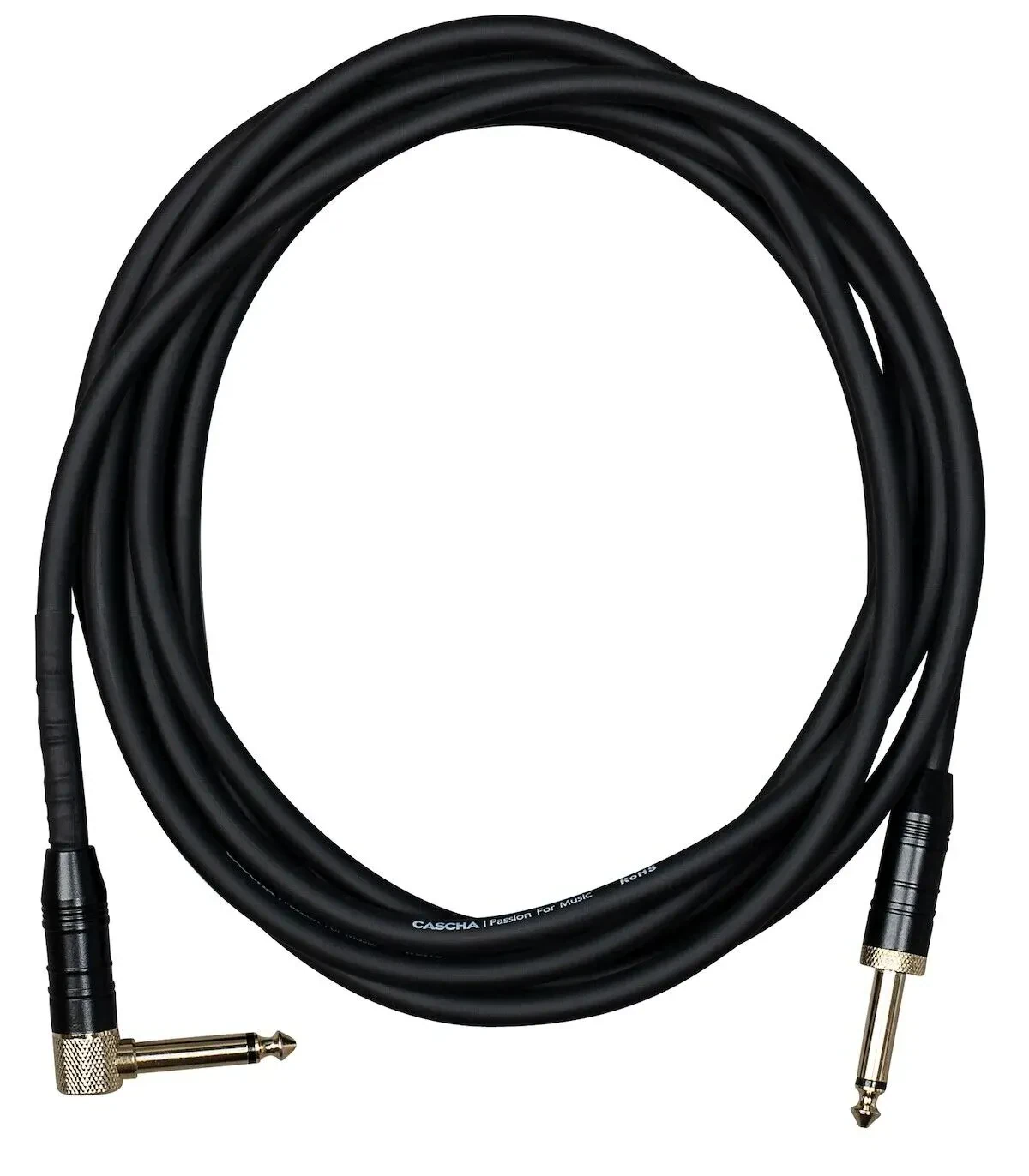 Инструментальный кабель Cascha CCP-G1ABK3 Black 3 м