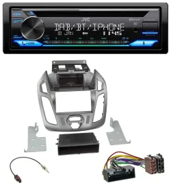 JVC Bluetooth MP3 USB DAB CD Autoradio für Ford Connect Transit 2012-2018 ohne D