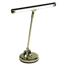 LED-Pianoleuchte Gold 10 Power-LEDs Energieeffizient Justierbar Drehbar 30cm