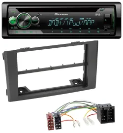 Автомагнитола для Iveco Daily (2006–2014) Pioneer USB, MP3, DAB, AUX, CD, чёрный