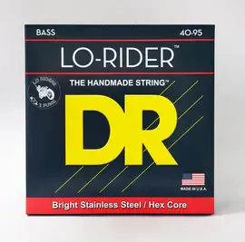 Струны для бас-гитары DR Strings LO-RIDER DR LLH-40, 40 - 95