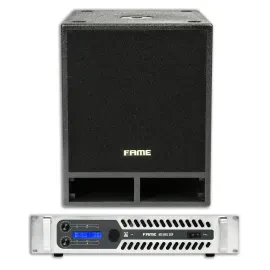PA-система для Live Fame Audio PAH211 (набор) 2x 18" 600W сабвуфера, 2x 15" 1400W акустические колонки, с чехлами и дистанционными штангами