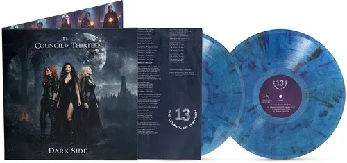 Виниловая пластинка Council of Thirteen - Dark Side [New Vinyl LP] Blue, Colored Vinyl, Gatefold LP
