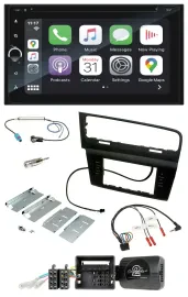 Blaupunkt DAB Lenkrad TMC Bluetooth USB 2DIN Navigation für VW Golf VII ab 2012