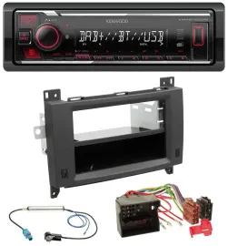 Kenwood MP3 Bluetooth USB DAB Autoradio für Mercedes Vito Viano 06-14 Rubbertouc