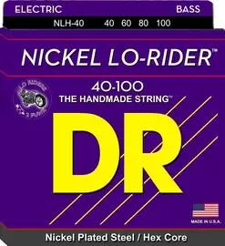 Струны для бас-гитары DR NLH-40 NICKEL LO-RIDER 40-100