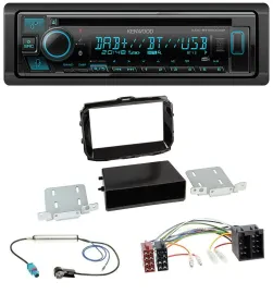 Kenwood Bluetooth DAB CD MP3 USB Autoradio für Alfa Giulietta ab 2013 ISO piano-