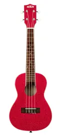 KALA Concert Ukulele Sparkle Ritsy Red with Bag