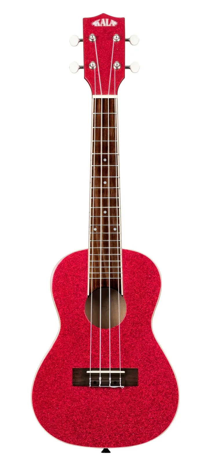 KALA Concert Ukulele Sparkle Ritsy Red with Bag