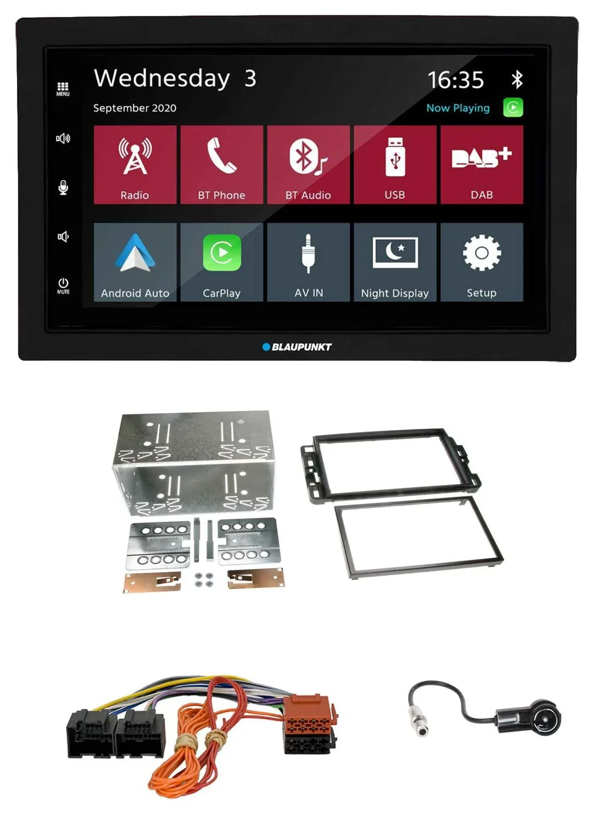 Blaupunkt DAB Bluetooth USB MP3 2DIN Autoradio für Cadillac BLS (2006-2010)