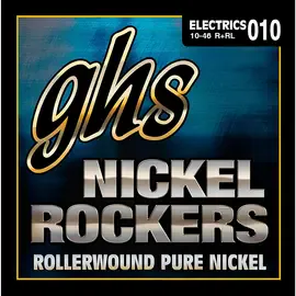 Струны для электрогитары GHS Strings R+RL Nickel Rockers 10-46