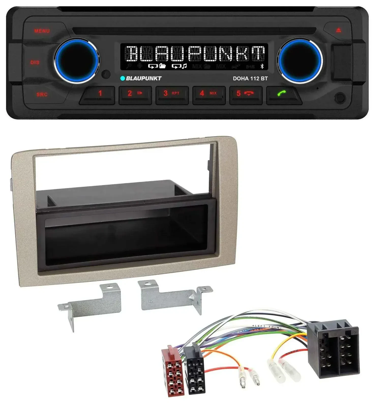 Автомагнитола для Lancia Musa Blaupunkt CD, Bluetooth, USB, AUX, MP3