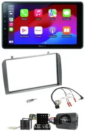 Pioneer Bluetooth 2DIN USB Lenkrad DAB Autoradio für Alfa Romeo GT 147 07-10 ant