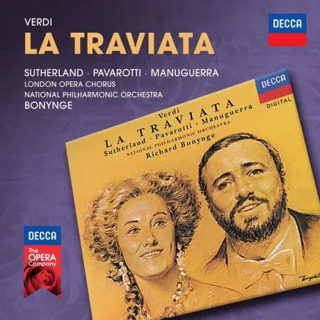 JOAN SUTHERLAND / LUCIANO PAVAROTTI / MATTEO MANUGUERRA / NATIONAL PHILHARMONIC ORCHESTRA - VERDI: La Traviata (2CD)