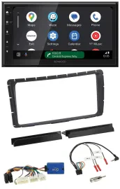 Kenwood DAB Bluetooth USB Lenkrad 2DIN Autoradio für Toyota Hilux ab 2011 28-Pin