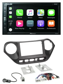 Автомагнитола Pioneer 2DIN DVD, DAB, Bluetooth, USB, AUX для Hyundai i10 (с 2013)