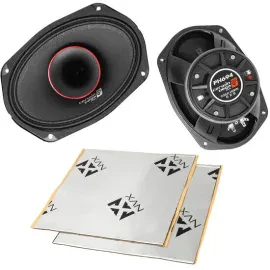 Cerwin-Vega PH694 6x9" Full-Range Car Speakers with Sound Damping