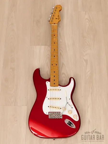 Электрогитара Fender Stratocaster ‘57 Vintage Reissue ST57-53 Candy Apple Red Japan 1995