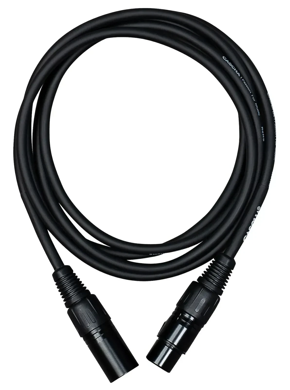 Микрофонный кабель Cascha CCS-M1BK2 Black 2 м