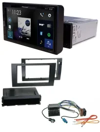 Pioneer DAB MP3 Bluetooth USB Autoradio für Audi A4 01-08 B6 B7 Symphony Quadloc