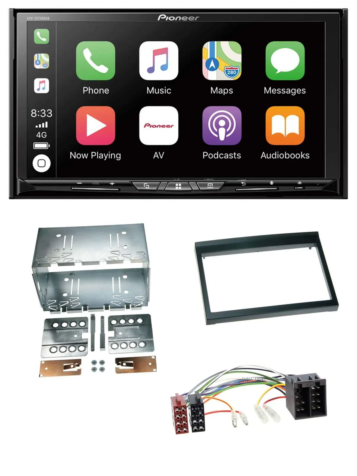 Автомагнитола для Porsche Boxster (1996–2004) Pioneer 2-DIN, MP3, USB, DAB, DVD, Bluetooth
