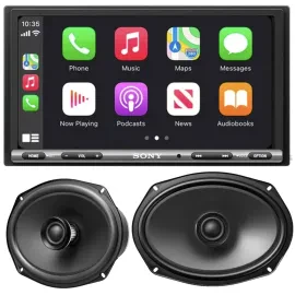 Sony XAV-AX3200 with Sony XS690GS 6.95" Multimedia Receiver with 6x9" Speaker