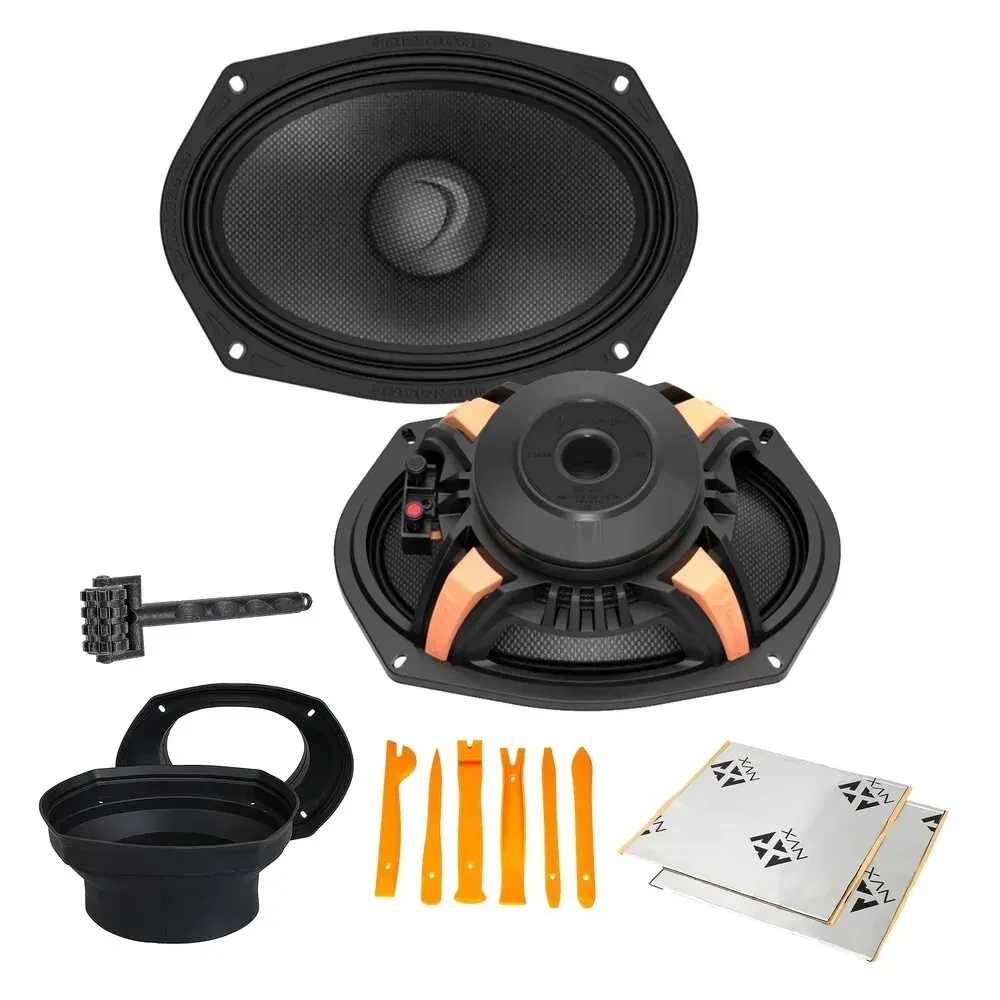 Diamond Audio MS69NEO 700W RMS 6x9" Midrange Speakers + Accessories