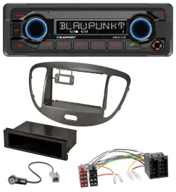 Blaupunkt MP3 Bluetooth USB AUX Autoradio für Hyundai i10 2008-2013 dunkelsilber
