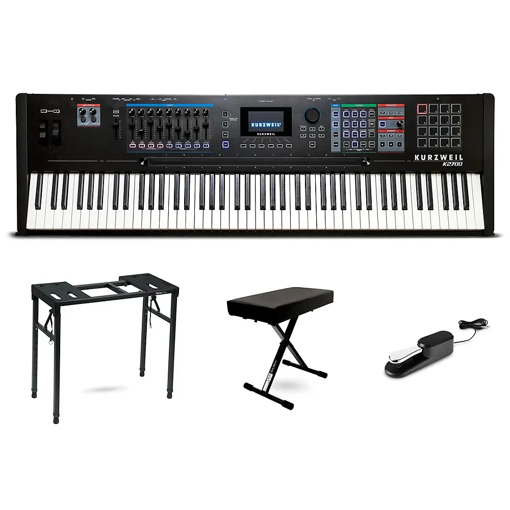 Kurzweil K2700 88Key Workstation Essentials Bundle