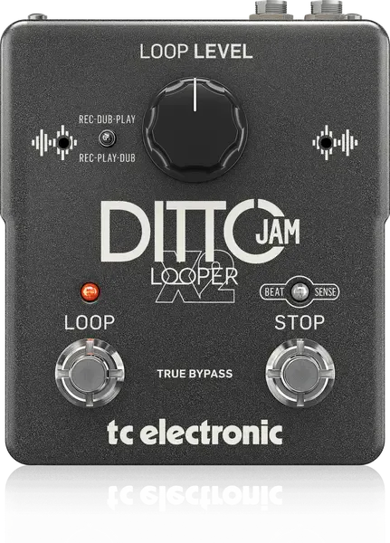 Педаль эффектов для электрогитары TC Electronic Ditto Jam x2 Looper