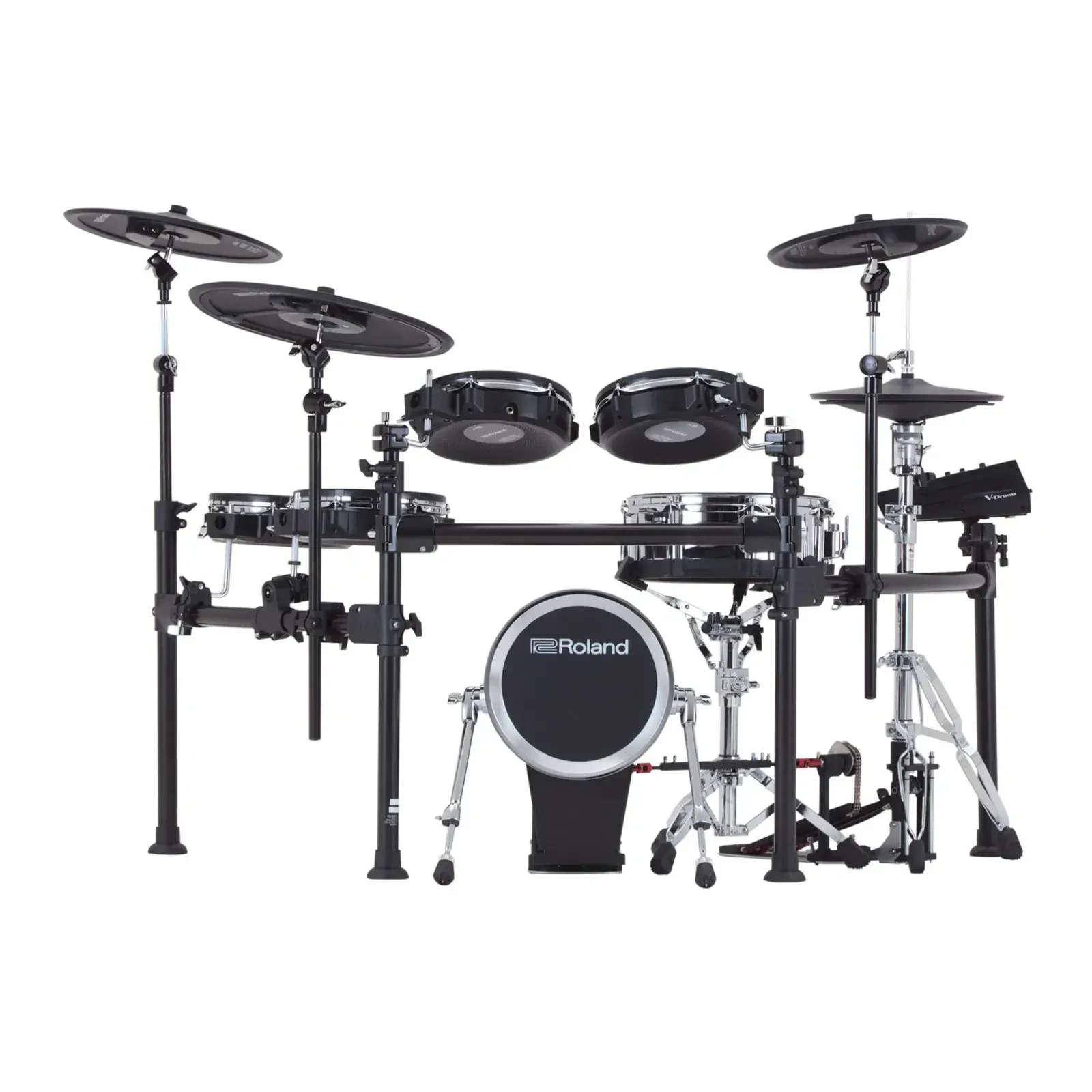 Roland TD713 V-Drum Set with V71 Module Digital Snare and Kick 18-Inch Ride