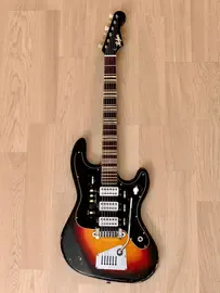 Электрогитара Hofner Galaxie 176 HHH Sunburst w/gigbag Germany 1965