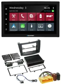 Blaupunkt 2DIN MP3 USB Bluetooth DAB Autoradio für Mazda 3 (2009-2013)