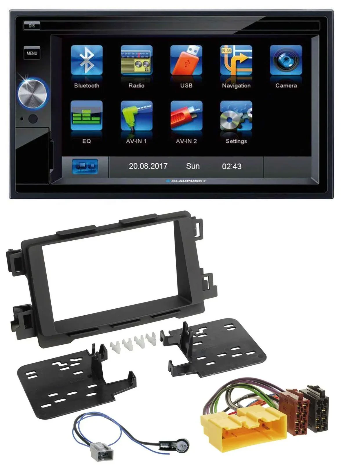 Blaupunkt SD Bluetooth 2DIN MP3 USB AUX Autoradio für Mazda 6 2013 2015 CX-5 ab