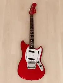 Электрогитара Fender Mustang '69 Vintage Reissue MG69/MH Candy Apple Red 2010 Japan
