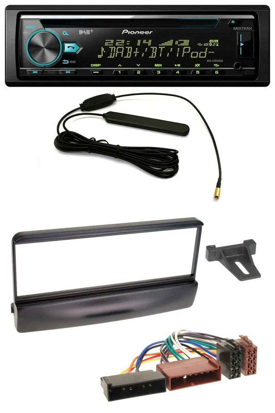Автомагнитола Pioneer CD MP3 DAB USB AUX для Ford Mondeo 96–02, Puma 97+, Transit